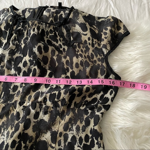 Nanette Lepore • Silk Leopard Print Blouse - Picture 7 of 12